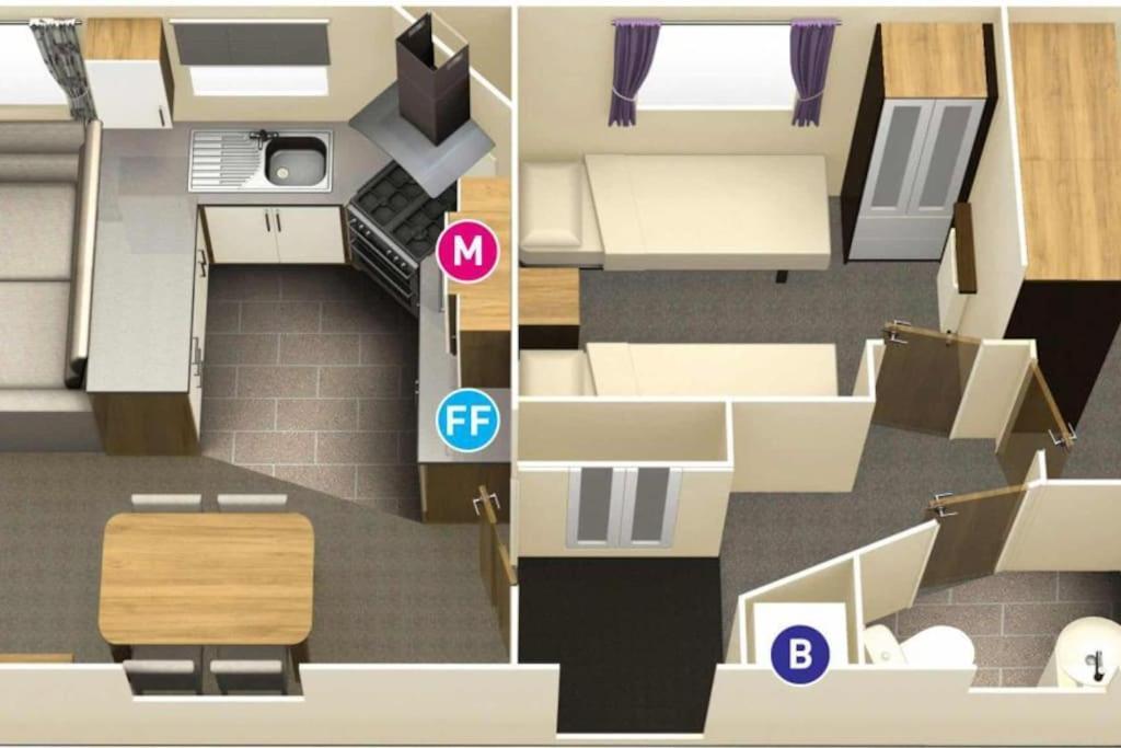 Lagooncombe Modern And Cosy Holiday Home Haverigg Екстер'єр фото
